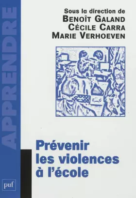 Couverture du produit · Prévenir les violences à l'école