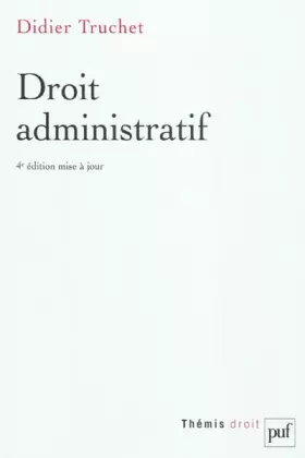 Couverture du produit · Droit administratif
