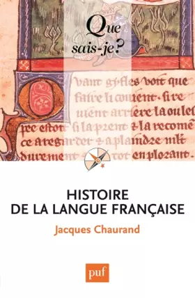 Couverture du produit · Histoire de la langue française