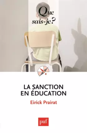 Couverture du produit · La sanction en éducation