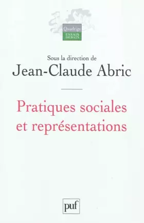 Couverture du produit · Pratiques sociales et représentations