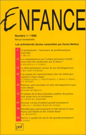 Couverture du produit · Les Prématurés