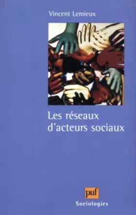 Couverture du produit · Les réseaux d'acteurs sociaux