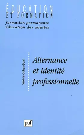 Couverture du produit · Alternance et identité professionnelle