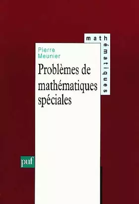 Couverture du produit · Problème de mathématiques spéciales