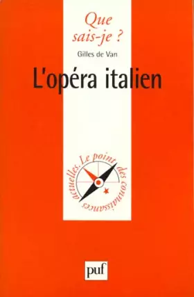 Couverture du produit · L'Opéra italien