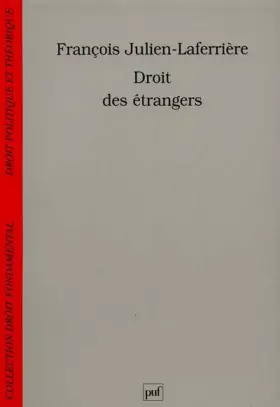 Couverture du produit · Droit des étrangers