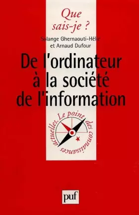 Couverture du produit · De l'ordinateur à la société de l'information