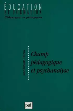 Couverture du produit · Champ pédagogique et psychanalyse