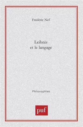 Couverture du produit · Leibniz et le langage