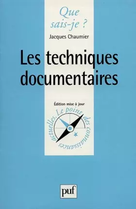 Couverture du produit · Les techniques documentaires
