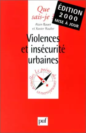 Couverture du produit · Violences et Insécurité urbaines