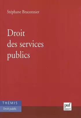 Couverture du produit · Droit des services publics