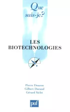 Couverture du produit · Les Biotechnologies