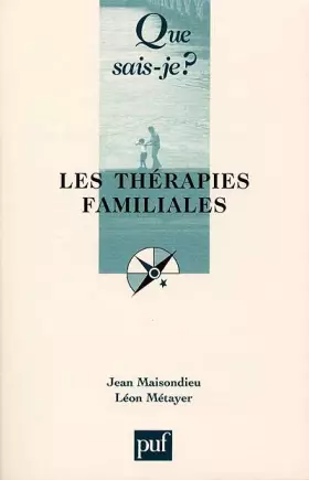 Couverture du produit · Les Thérapies familiales