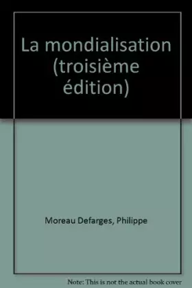 Couverture du produit · La mondialisation