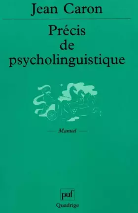 Couverture du produit · Précis de psycholinguistique
