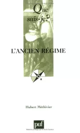 Couverture du produit · L'Ancien régime
