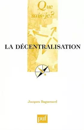 Couverture du produit · La Décentralisation