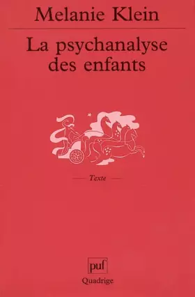 Couverture du produit · La Psychanalyse des enfants