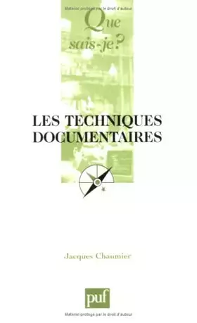 Couverture du produit · Les Techniques documentaires
