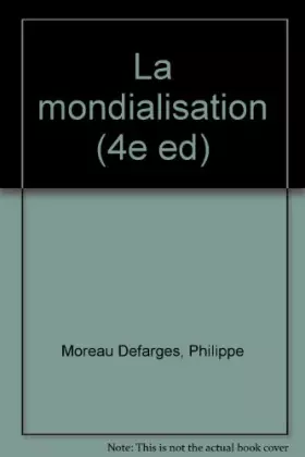Couverture du produit · La mondialisation
