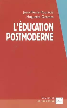 Couverture du produit · L'éducation postmoderne
