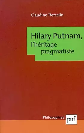 Couverture du produit · Hilary Putnam, l'héritage pragmatiste