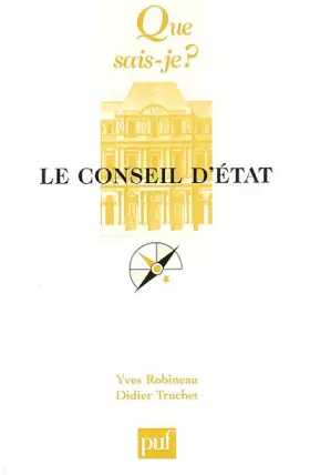 Couverture du produit · Le conseil d'Etat