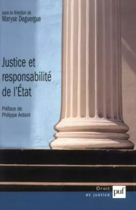Couverture du produit · Justice et responsabilité de l'Etat