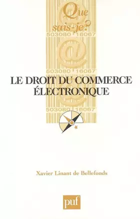 Couverture du produit · Le droit du commerce électronique