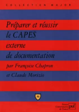 Couverture du produit · Préparer et réussir le CAPES externe de documentation