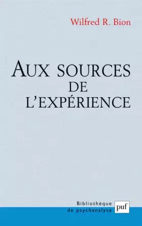 Couverture du produit · Aux sources de l'expérience