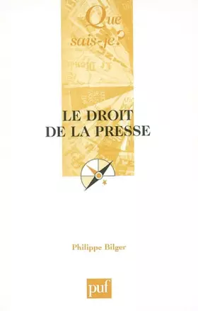 Couverture du produit · Le Droit de la presse