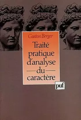Couverture du produit · Traité pratique d'analyse du caractère