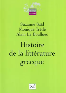 Couverture du produit · Histoire de la littérature grecque