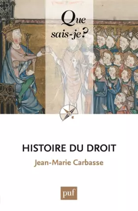 Couverture du produit · Histoire du droit