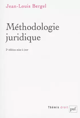 Couverture du produit · Méthodologie juridique