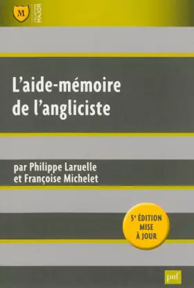 Couverture du produit · L'aide-mémoire de l'angliciste