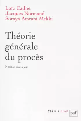 Couverture du produit · Théorie générale du procès