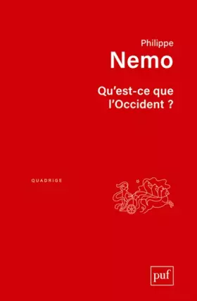Couverture du produit · Qu'est-ce que l'Occident ?