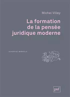 Couverture du produit · La formation de la pensée juridique moderne