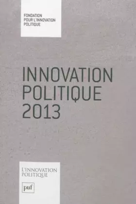 Couverture du produit · L'innovation politique 2013