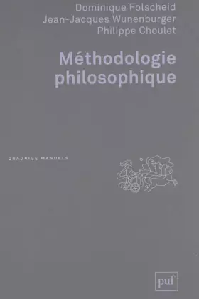 Couverture du produit · Méthodologie philosophique