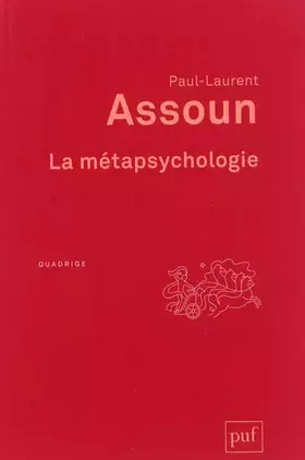 Couverture du produit · La métapsychologie
