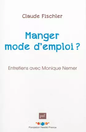 Couverture du produit · Manger : mode d'emploi