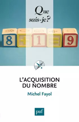 Couverture du produit · L'acquisition du nombre