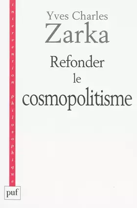 Couverture du produit · Refonder le cosmopolitisme