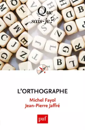 Couverture du produit · L'orthographe