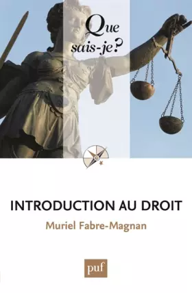 Couverture du produit · Introduction au droit